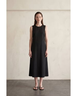 Midi-jurk met Rugdetail