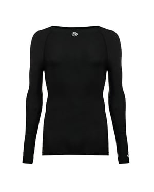 Men's Skins Ls Top Mens in Black