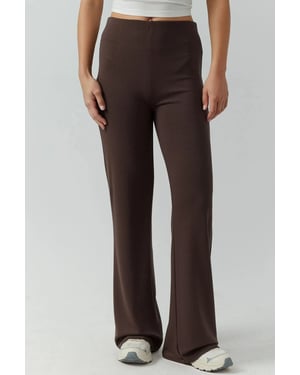 Avslappnad passform modal touch raka sweatpants