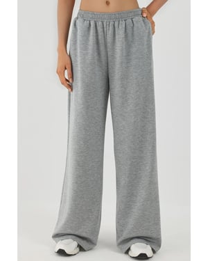 Brede Been Elastische Taille Trainingsbroek