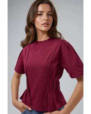 Fitted Crew Neck T-shirt