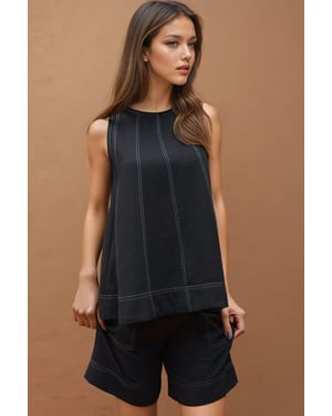 Stitch Detail Relax Fit Co-ord Set