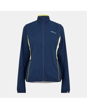 Women's Head Club Solid Patterned Full Zipper Track Jacket with Logo in .Blue