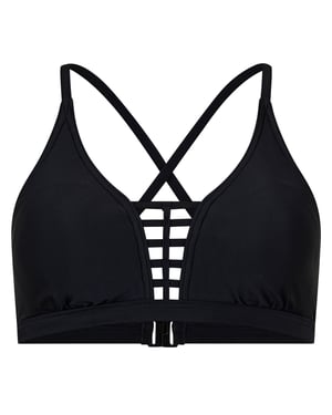 Women's Zoggs Ladder Top in Black