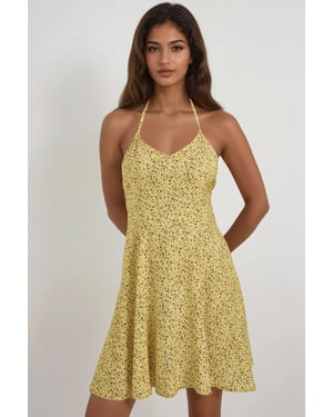 Bloemmotief Mini-jurk