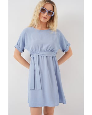 Mini Jurk met Strik