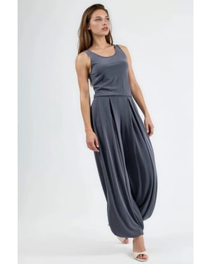 Plissé Modal Jumpsuit