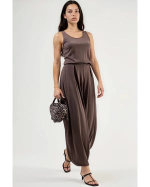 Plissé Modal Jumpsuit