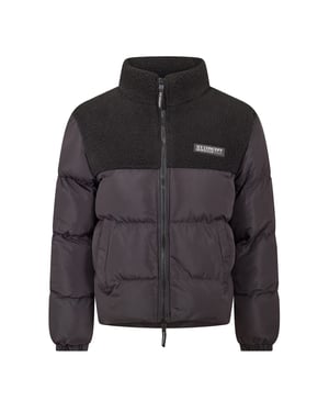 Men's NY Concept Aspen Zipped Pocket Puffer Jacket in Black