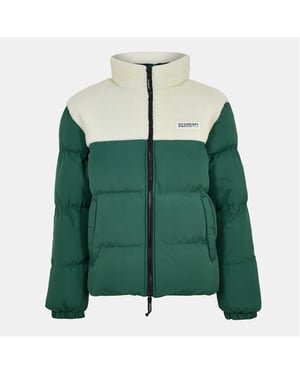 Men's NY Concept Aspen Zipped Pocket Puffer Jacket in Green