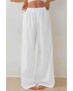 High Waist Relaxed Fit Lounge Bottoms
