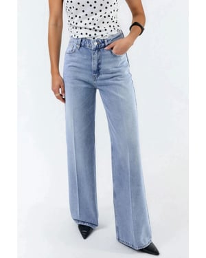 Wide Leg Raw Denim Jeans