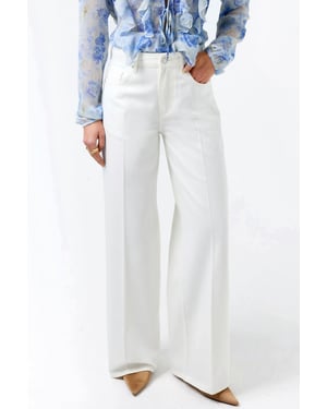 Wide Leg Raw Denim Jeans