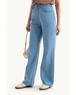 High Waist Straight Leg Jeans