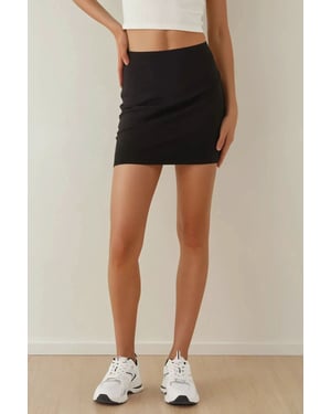 Hoge Taille Aansluitende Minirok