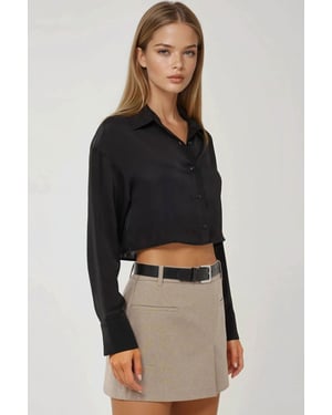 Vävd Mini Skort