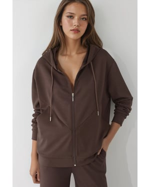 Zachte Touch Volledige Ritssluiting Hoodie Sweatshirt