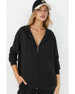 Zachte Aanraking Volledige Rits Hoodie Sweatshirt