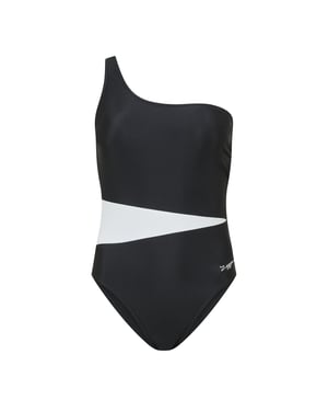 Women's Zoggs One Shoulder in Black