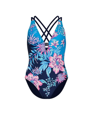 Women's Zoggs Rose Crossbodyack in Blue