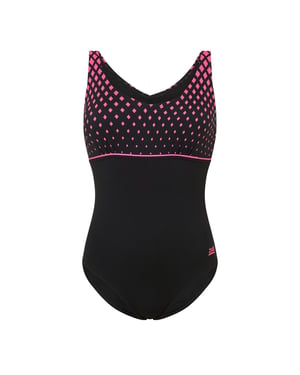 Women's Zoggs V Neck Clipback in Black