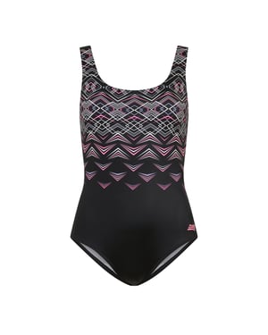 Women's Zoggs Scoopback in Black