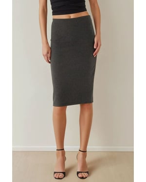 Hoge Taille Bodycon Midi Rok