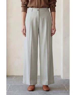 Comfort Plissé Recht Gemaakte Broek