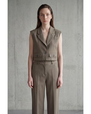 Geknipte Geknoopte Vest