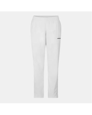 Women's Head Club Solid Patterned Track Pants in White