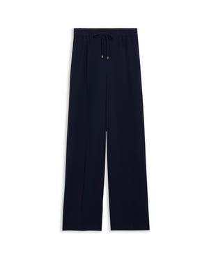 Women's Ted Baker Open Hem Fleece Joggers in Dk-Blue