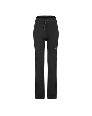 Women's Diadora Solid Patterned Straight Sweatpants in Nero