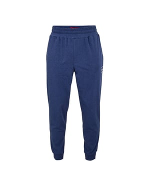 Men's Hugo Laze Solid Patterned Slim Joggers in Dark Blue