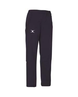 Women's Gilbert Synergie Solid Patterned Straight Track Pants in Dark Navy