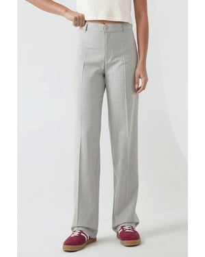 Hoge Taille Rechte Pijpen Broek