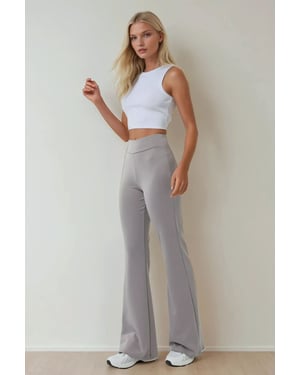 Hög midja Modal Touch Flare Leggings