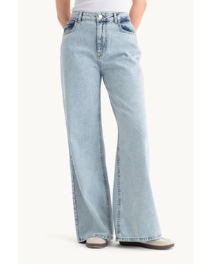 High Waist Super Wide Leg Jeans