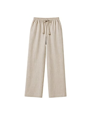 Elvira Collections Broek jessie sand/stripe linen