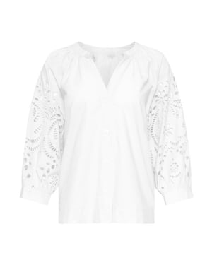 Smashed Lemon Blouse 26338 white