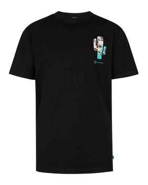 Petrol Industries - Jongens T-shirt met rugprint Sol - Zwart