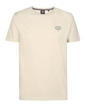 Petrol Industries - Heren Logo T-shirt Cosmos - Wit