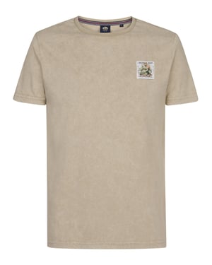 Petrol Industries - Heren Logo T-shirt Mineral - Oranje
