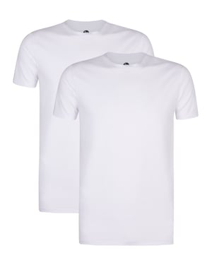 Petrol Industries - Heren 2-Pack Basic T-shirt Ronde Hals Pioneer - Wit