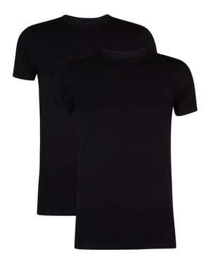 Petrol Industries - Heren 2-Pack Basic T-shirt Ronde Hals Pioneer - Zwart