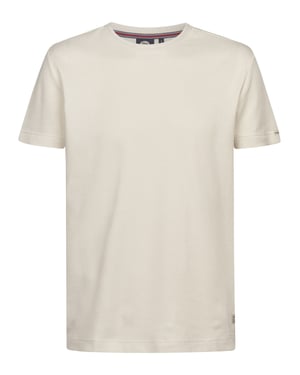 Petrol Industries - Heren Jersey T-shirt Pedregal - Wit
