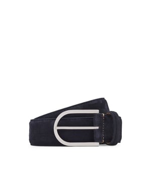 Accessories Boss 35mm Pin Buckle Leather Belt in Blue