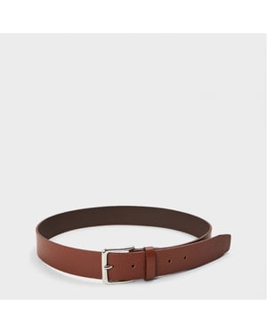 Accessories Boss Leather Pin Buckle Belt in Medium Brown