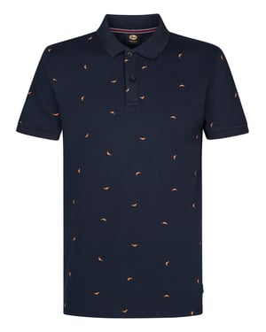 Petrol Industries - Heren Piqué polo Escape - Blauw
