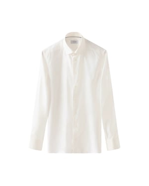 Eton Solid signature twill shirt lange mouw overhemden 100012342