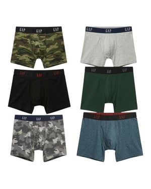 GAP Original Men's Boxer Briefs Cotton Stretch 3Pack Underwear Mix Assorted Design